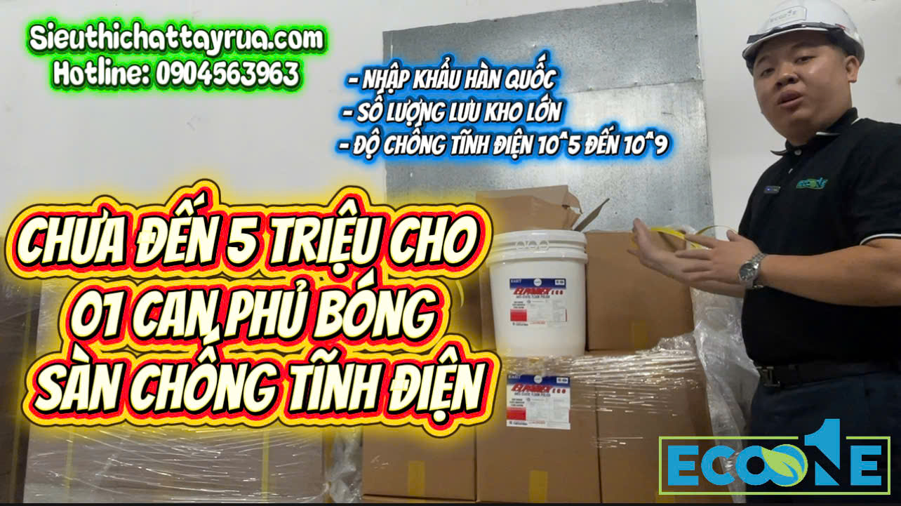 EAR7 Elparex ECO – Phủ bóng sàn chống tĩnh điện Hàn Quốc giá tốt EAR7 Elparex ECO – Phủ bóng sàn chống tĩnh điện Hàn Quốc giá tốt